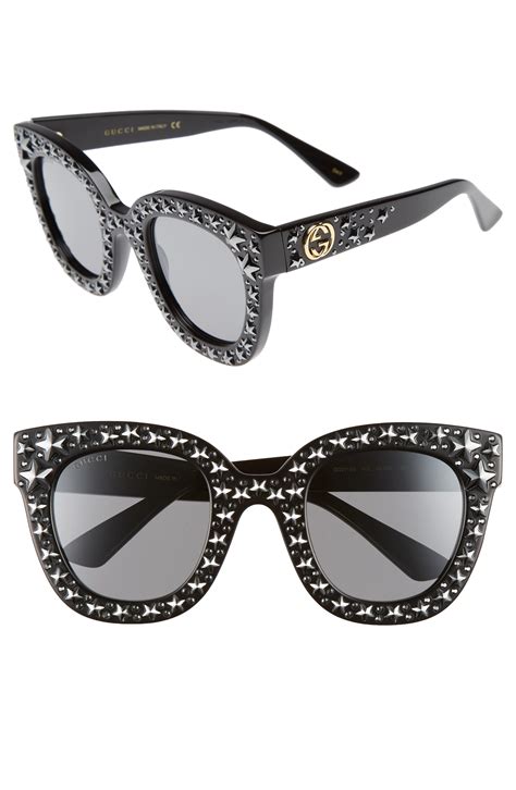 gucci swarovski crystal cat eye sunglasses price|Gucci.